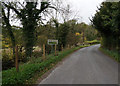 Entering Aberdalgie on the B9112