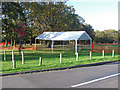 Firework display entrance gate