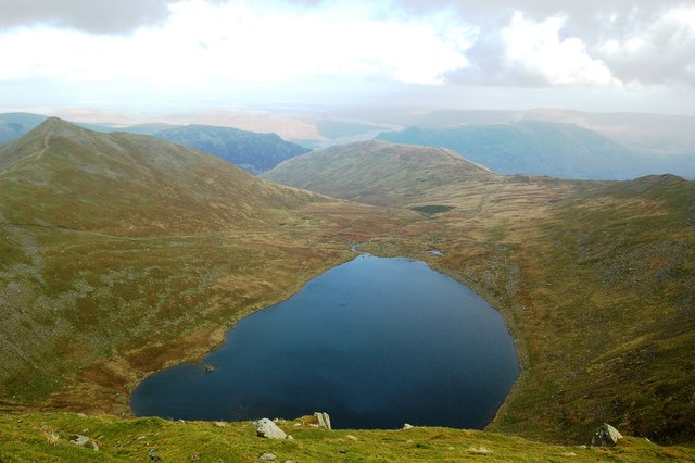 Red Tarn from Helvellyn