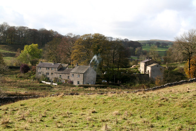 Linton:  Cottages by the River Wharfe
