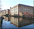 SK5639 : Warehouse beside the Nottingham Canal by David Lally