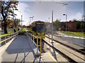 Tram Leaving Benchill Metrolink Stop