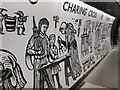 TQ3080 : Art on the underground - Charing Cross tube station, London by Peter S
