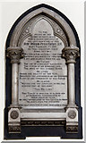TQ3385 : St Jude, Mildmay Grove - Wall monument by John Salmon