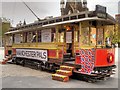 SJ8398 : Manchester Pals Recruiting Tram in Albert Square by David Dixon