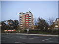 Tower block by Asda on the Chalkhill estate