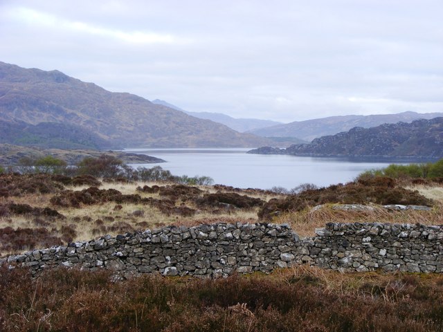 View from Oronsay eastwards across Loch Sunart and Carna