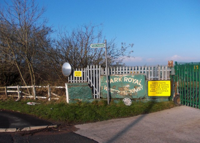 Entrance to Whinney Hill Quarry © Neil Theasby :: Geograph Britain and ...