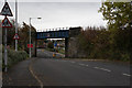 NT0186 : Rail bridge on Main Street, Torryburn by Ian S