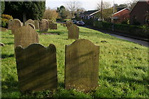TF0889 : 18th Century graves, St. Peter's church, Middle Rasen by Chris