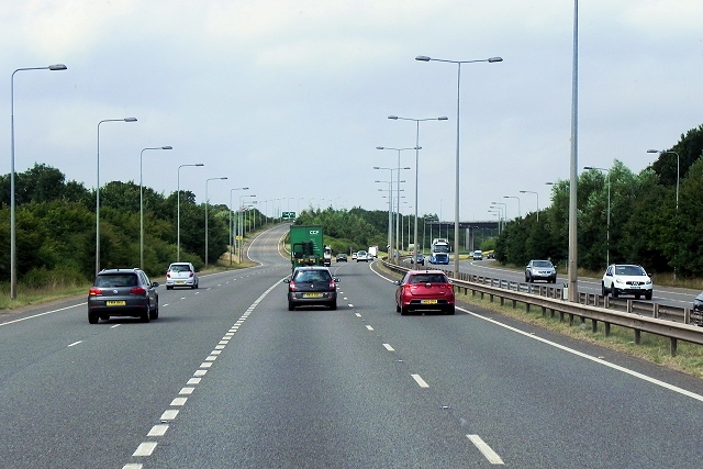 A50 Approaching Junction 4