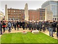 SJ8398 : Remembrance Sunday at Manchester Cenotaph by David Dixon