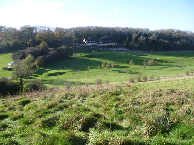 Looking towards the club house of the West Kent Golf Course