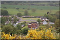 Looking down on Llandogo