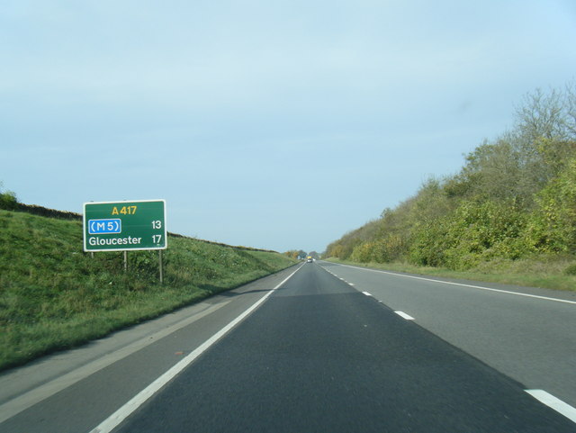 A417 near Itlay