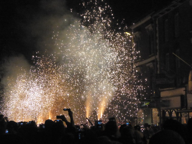 The start of the squibbing at Bridgwater Carnival 2014