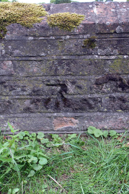 Benchmark on the Recreation Ground wall