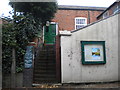 Entrance to Woodborough Baptist Church