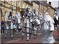 Stilt-dancers in Alnwick