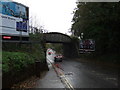 Railway bridge over Holmbush Road (A390)