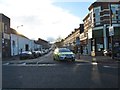 A paramedic mobile emerging out of Candahar Street into Ormeau Road