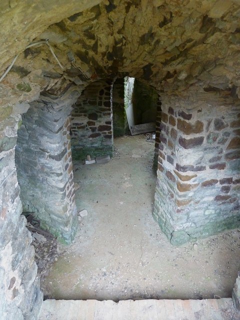 Wing - All Saints - Saxon Crypt from southern doorway