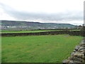 Wall alongside the track to Airedale House Farm