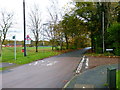 Junction of Meadow Way with Streets Heath