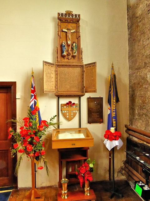 War Memorial Inside St Thomas' Church