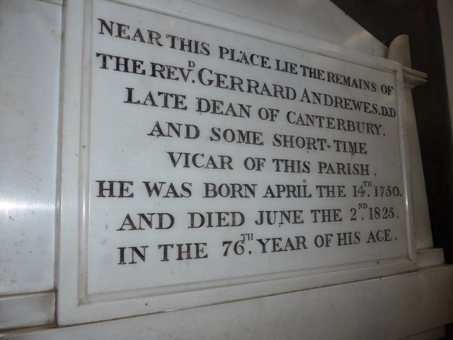 St Nicholas, Great Bookham: memorial (10)