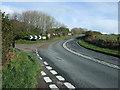 Sharp bend in the A387