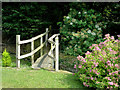 Footbridge north of Cellan, Ceredigion