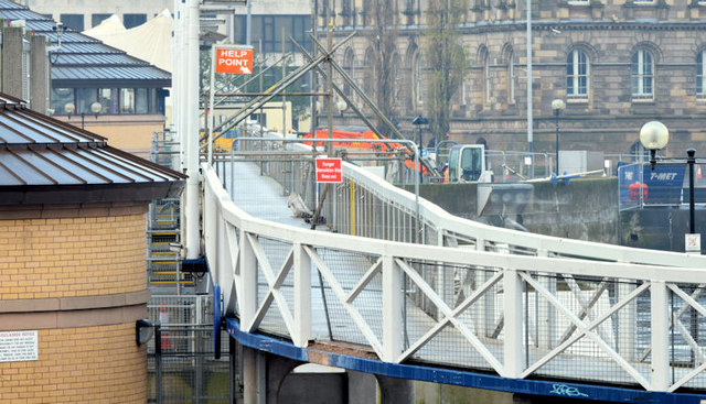 The Lagan weir footbridge, Belfast - November 2014(2)