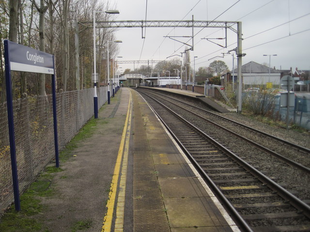 Congleton railway station, Staffordshire