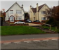 Steps to Station Road houses, Pershore