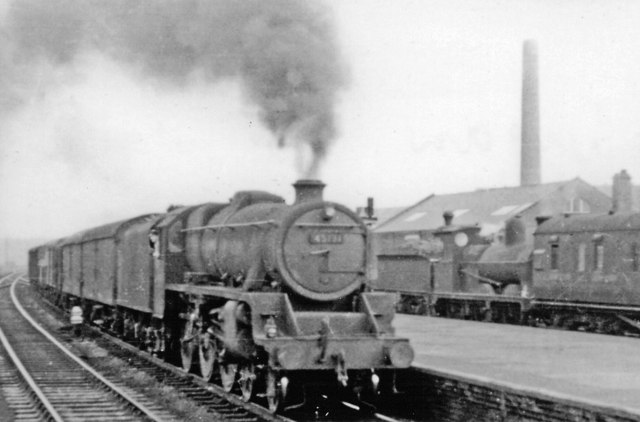 Wigan (North Western) 1954, with Down... © Ben Brooksbank cc-by-sa/2.0 ...