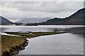 NN0959 : The River Coe enters Loch Leven by Jim Barton