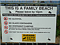 Sign at Inverkip beach