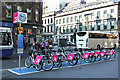 NS5865 : Nextbike Glasgow cycle hire point: Central railway station by Thomas Nugent