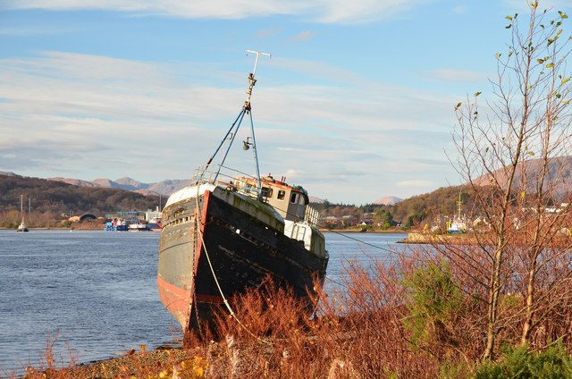 Old boat by Loch Linnhe