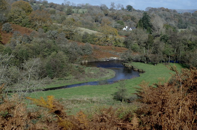 River Ithon and valley scene