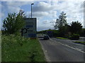 A38 approaching roundabout