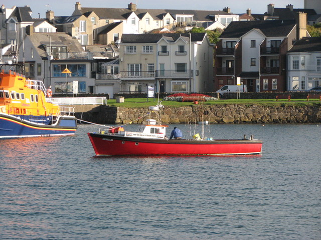 Fishing boat Portrush Harbour
