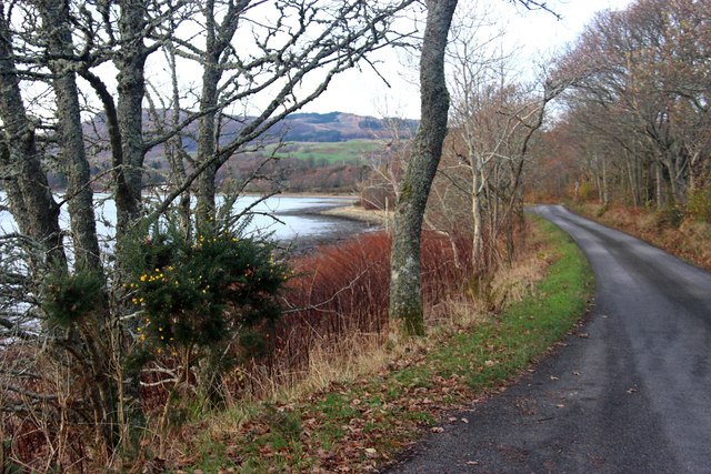 The road round north Loch Etive