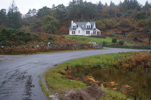 House overlooking Loch Culag