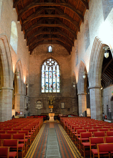The nave, Brecon Cathedral
