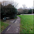 Pathside benches, Factory Lane, Graig, Pontypridd