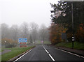 NH3709 : A82 , Welcome to Fort Augustus sign by Peter Bond
