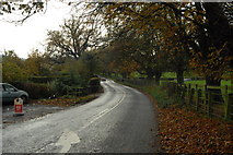 SO3409 : Usk road at Llanvihangel Gobion by John Winder