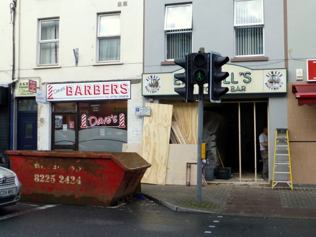 Shop renovations, Campsie Road, Omagh